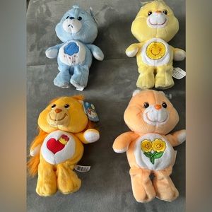 2003 Care Bears 20th Anniversary 8” plushies NWT